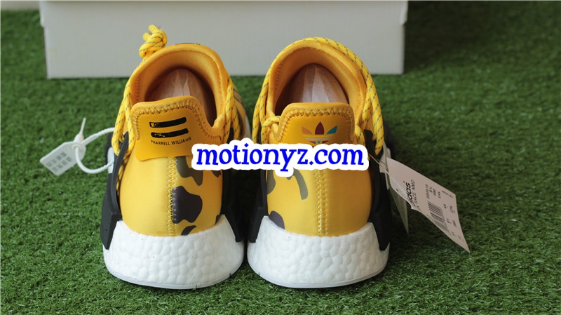 Adidas Pharrell Williams NMD Human Race Camo Bape Yellow